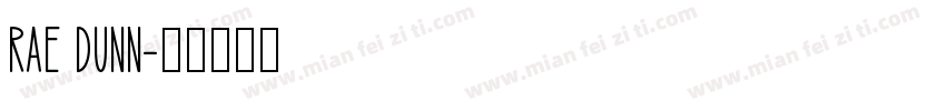 Rae Dunn字体转换